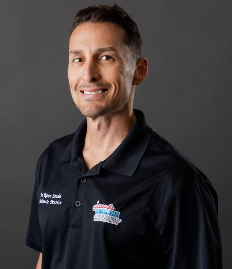Dr. Rene Landa is a pediatric dentist at Jacaranda Smiles.