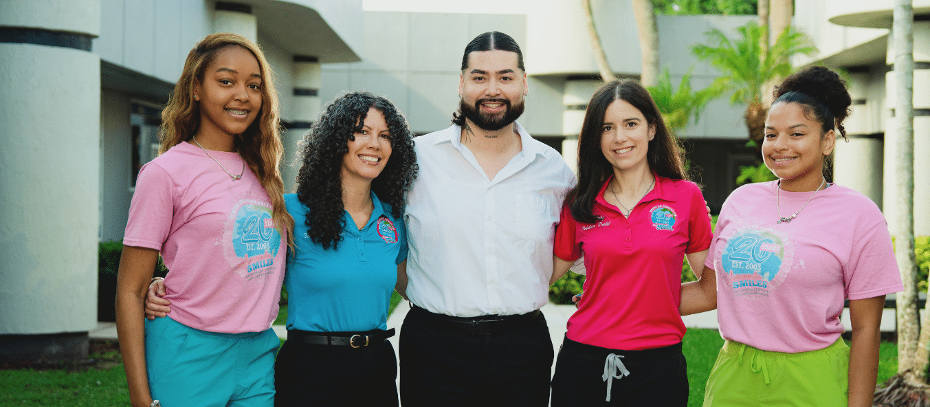 The Jacaranda Smiles East Pembroke Pines pediatric dental and orthodontic team